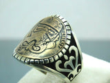 Turkish Handmade Jewelry 925 Sterling Silver Octopod Design Men's Rings