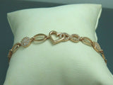 Turkish Handmade Jewelry 925 Sterling Silver Zircon Stone Womens Bracelet