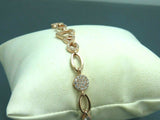 Turkish Handmade Jewelry 925 Sterling Silver Zircon Stone Womens Bracelet