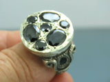 Turkish Handmade Jewelry 925 Sterling Silver Onyx Stone Mens Rings