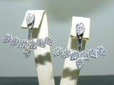 Turkish Handmade Jewelry 925 Sterling Silver Zircon Stone Women Earrings