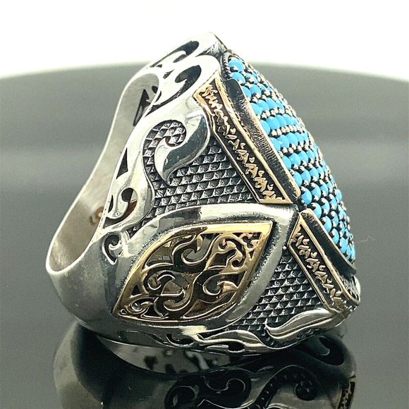 7mm Custom Made, Dome Shaped Silver Ring with Medieval Inspired Engrav –  MagicHands Jewelry